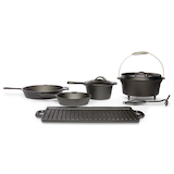 Woods™ Heritage Cast Iron Non-Stick Camping Cook Set, 6-pc Composite_or_Mixed