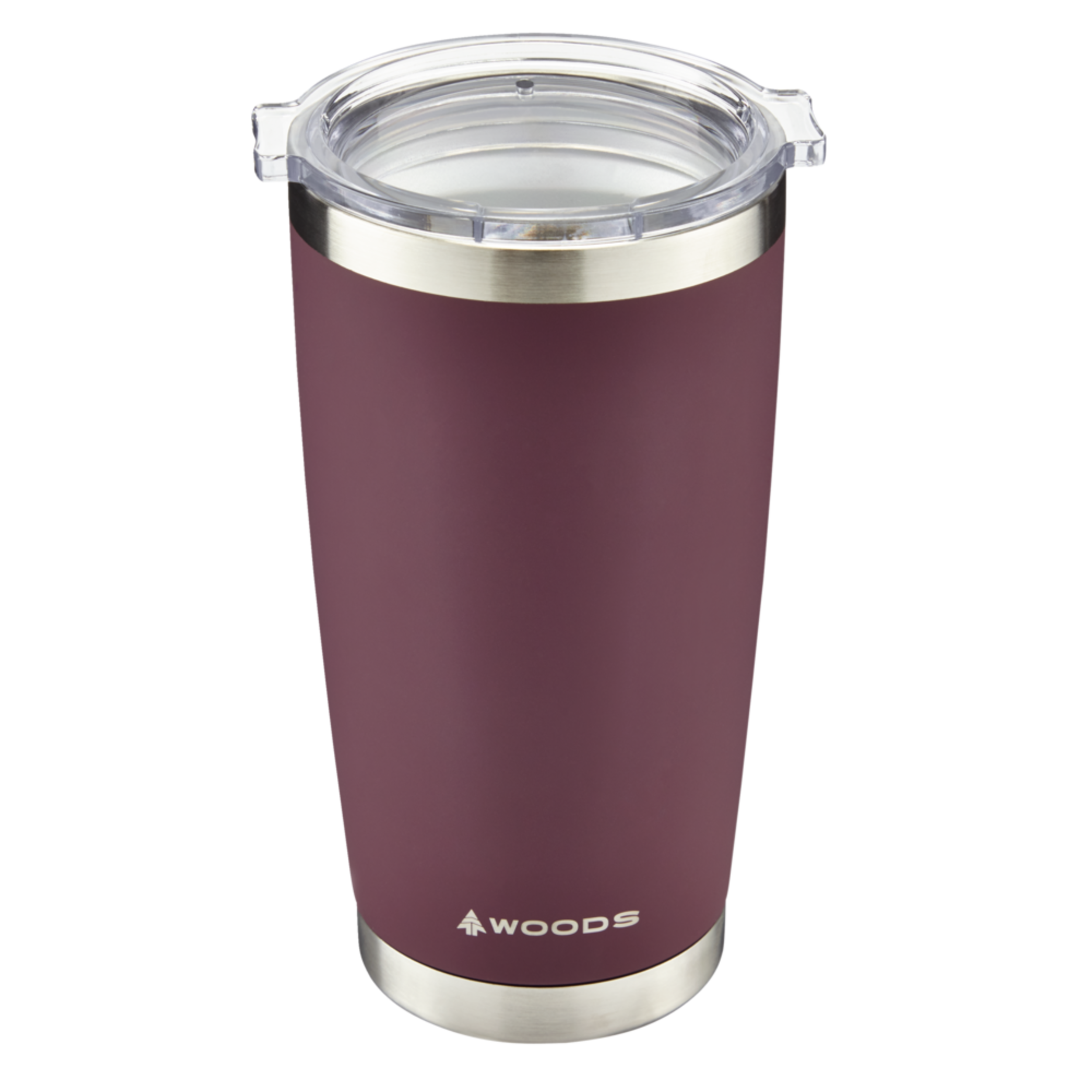 Gobelet en acier inoxydable isolé Front_Elevated