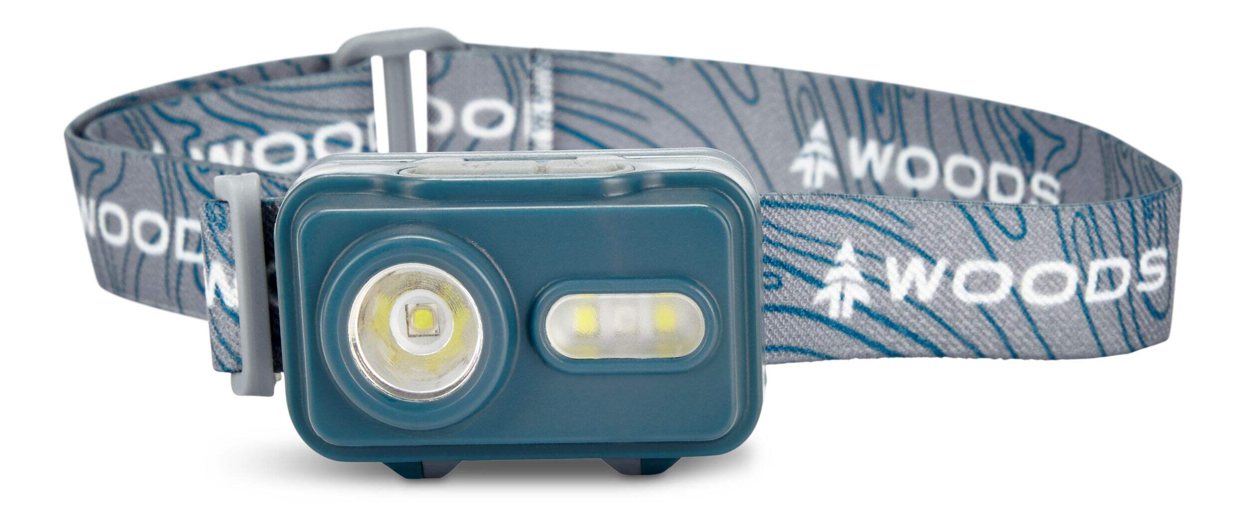 Woods™ - Lampe frontale de camping à DEL à piles Apollo, étanche, 200 lumens Front_Elevated