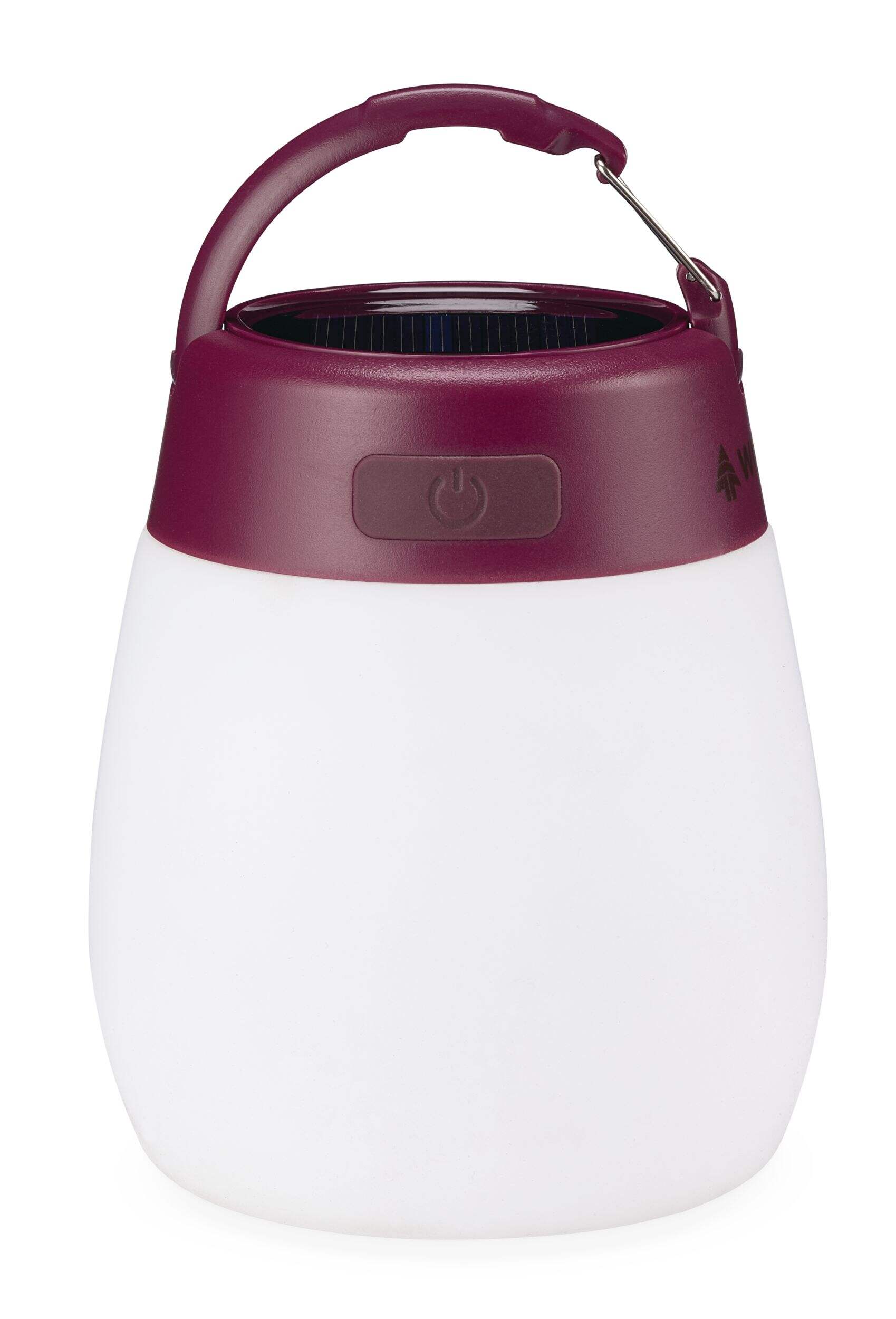 Woods™ Gibbous Solar/Rechargeable LED Camping Light/Lantern w/ USB Port, 150 Lumen, Small Front_Elevated