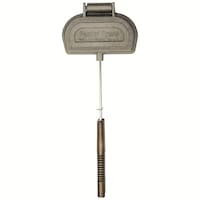 Rome Cast Iron Outdoor Panini Press Cooker with Long Handle, 8 x 4-in Front_Flat