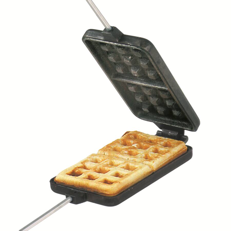 cast iron waffle maker for camping