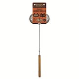 Rome Wilderness Cast Iron Double Grill Iron, with Wood Handle, 28-in Front_Flat