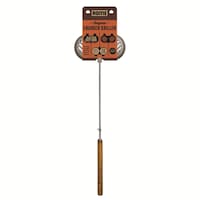 Rome Wilderness Cast Iron Double Grill Iron, with Wood Handle, 28-in Front_Flat