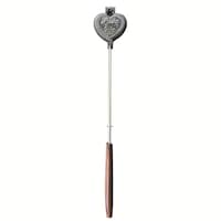 Rome Cast Iron Love Pie Iron with Wood Handle, 28-in Front_Flat