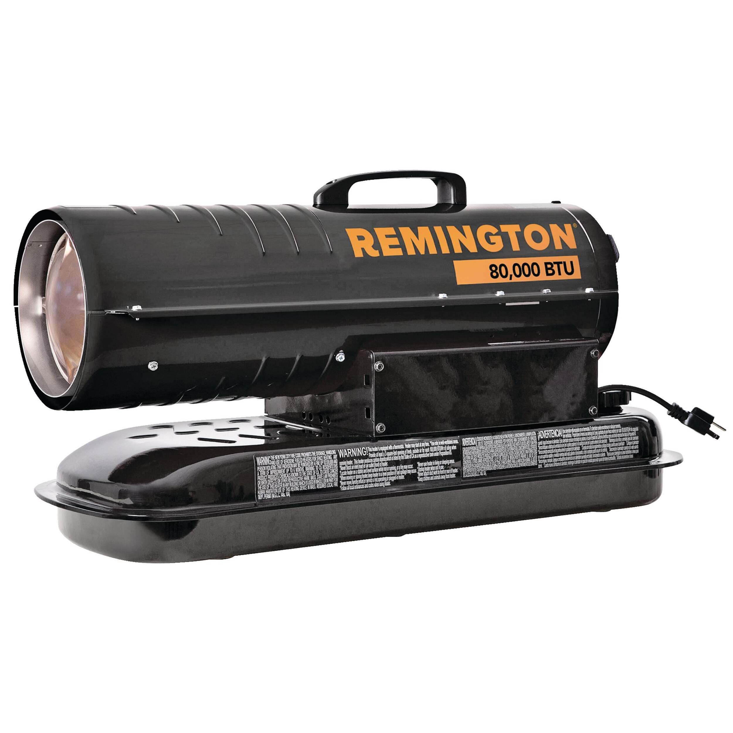 Radiateur hybride au kérosène à air pulsé 80 000 BTU Remington Front_Three_Fourths_Angled_Left