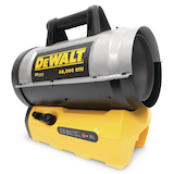 Radiateur hybride sans fil à air pulsé DEWALT 70K BTU Front_Three_Fourths_Angled_Right