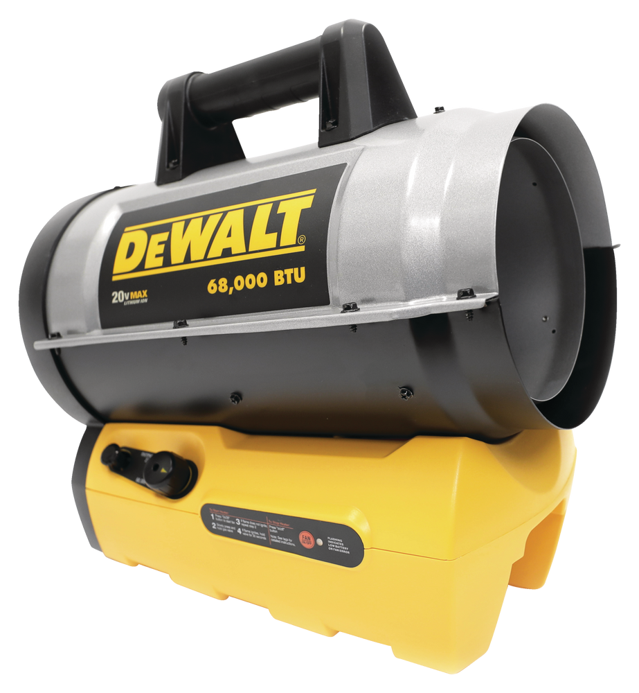 DEWALT 70K BTU Cordless Forced Air Propane Hybrid Heater Canadian Tire