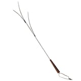 Twiggy Marshmallow Camp Fork with Wood Handle, 28-in Front_Flat