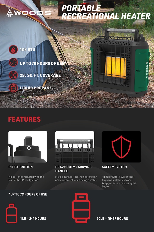 Woods 10K GrabNGo Heater Canadian Tire