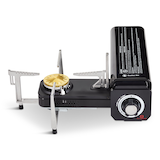 Outbound Folding Single-Burner Butane Stove, Steel, Charcoal Colour Front_Elevated