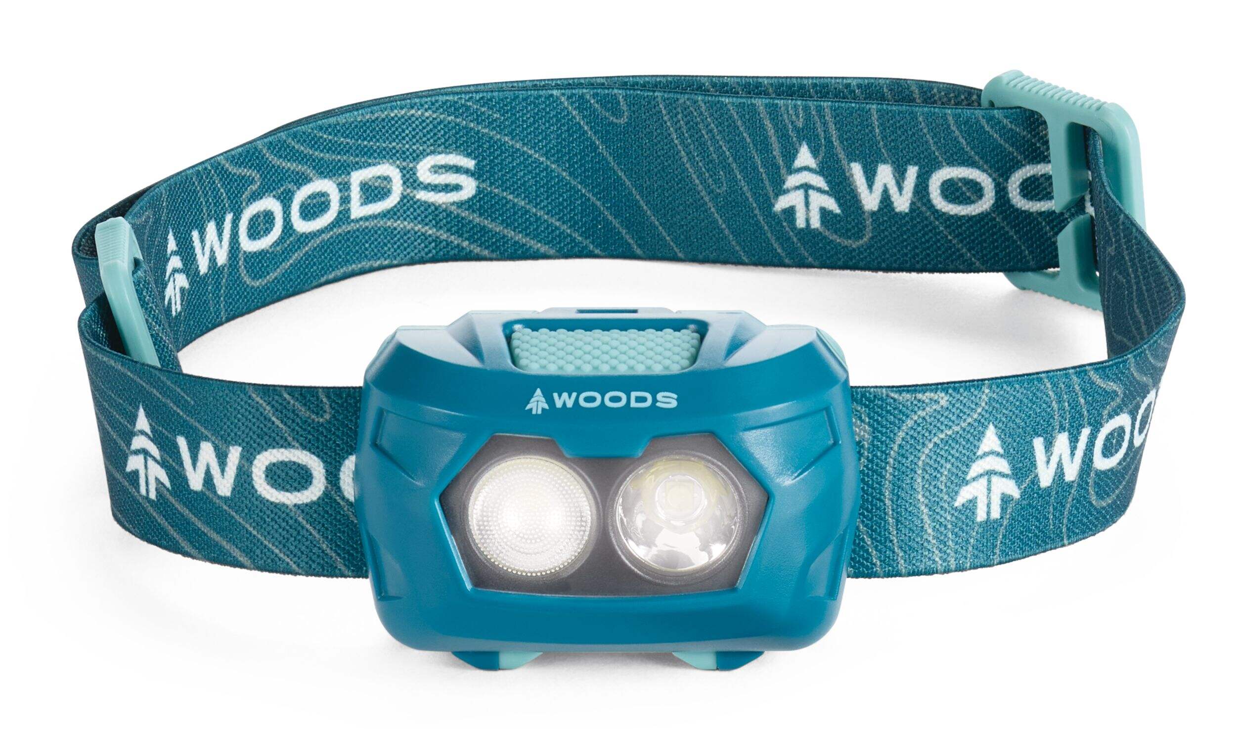 Lampe frontale de camping à DEL à piles Woods O'HARA, 150 lumens Front_Elevated