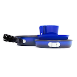 GSI Outdoors Bugaboo Ceramic Mess Kit, Lightweight, Blue Composite_or_Mixed