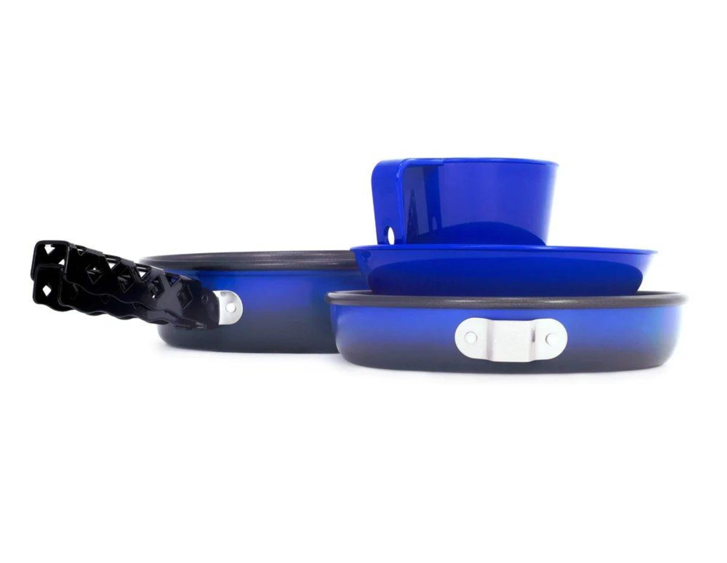 GSI Outdoors Bugaboo Ceramic Mess Kit, Lightweight, Blue Composite_or_Mixed