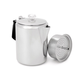 GSI Outdoors Glacier Stainless Percolator with Silicone Handle Composite_or_Mixed