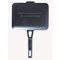 Woods Heritage Pre-Seasoned Cast Iron Sausage Skillet Overhead_Flat