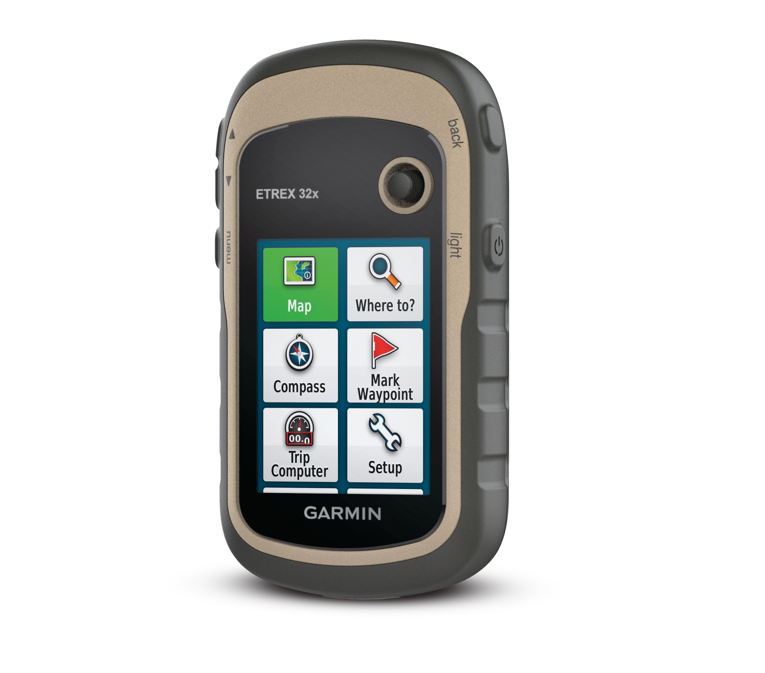 GPS à main Garmin eTrex 32x Front_Three_Fourths_Angled_Left