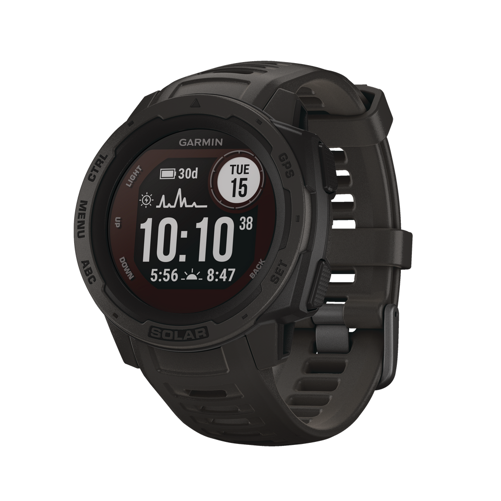 Garmin Instinct® Solar GPS Smartwatch with AllDay Health Monitoring