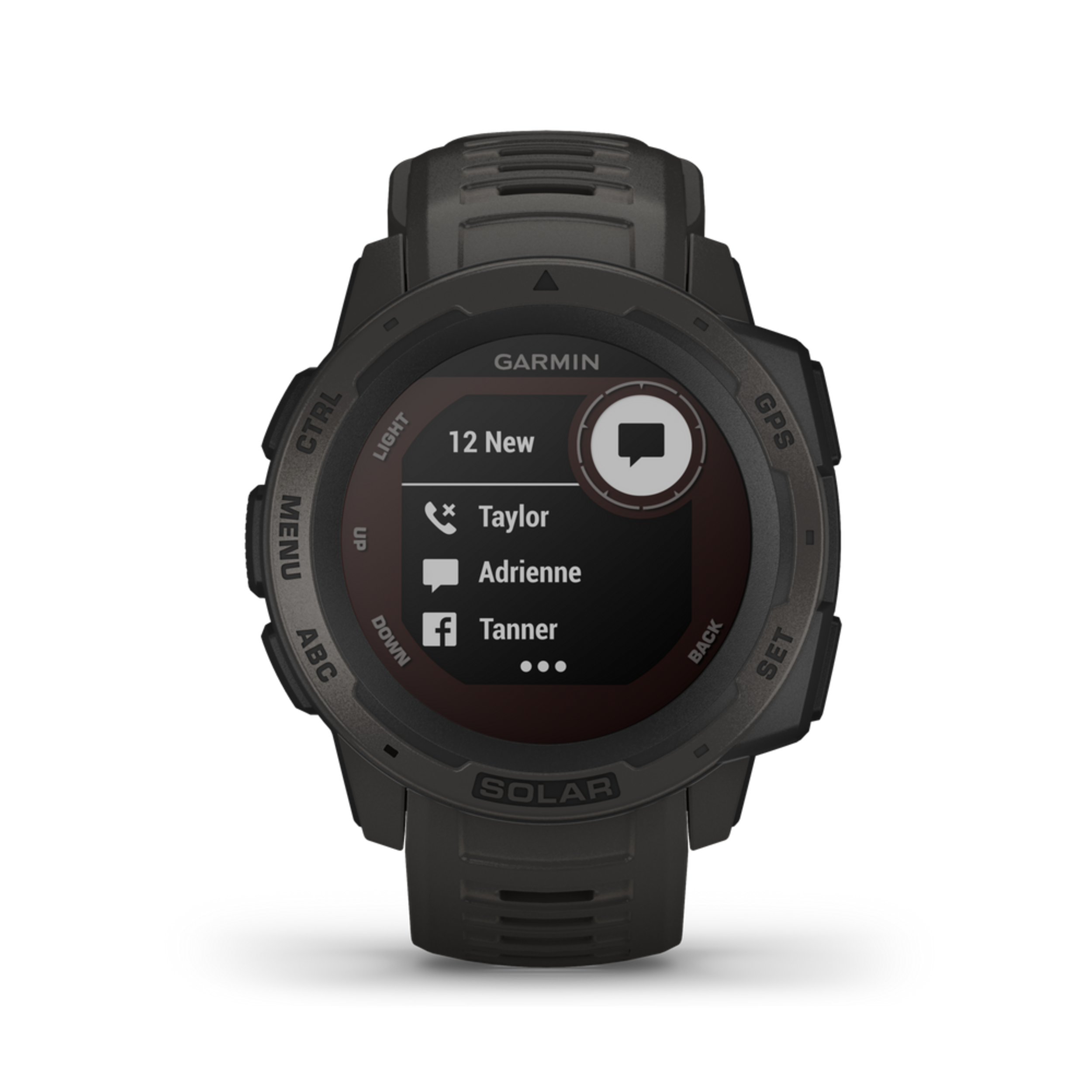 Garmin Instinct® Solar GPS Smartwatch with AllDay Health Monitoring
