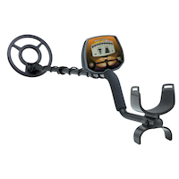 Bounty Hunter Lone Star Pro Metal Detector with LCD Display Front_Angled_Right