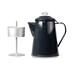 GSI Outdoors Mesa Enamelware Coffee Percolator Pot, Cream Front_Angled_Left