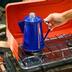 GSI Outdoors Mesa Enamelware Coffee Percolator Pot, Cream Side_Left