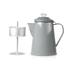 GSI Outdoors Mesa Enamelware Coffee Percolator Pot, Cream Side_Left