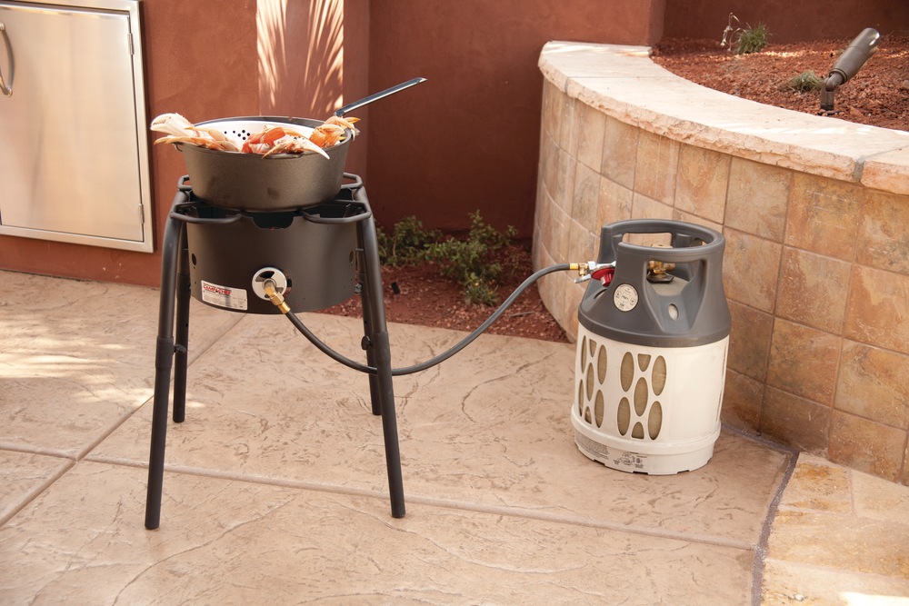 SingleBurner 60,000 BTUs Maximum Output Cooker CSA with Detachable