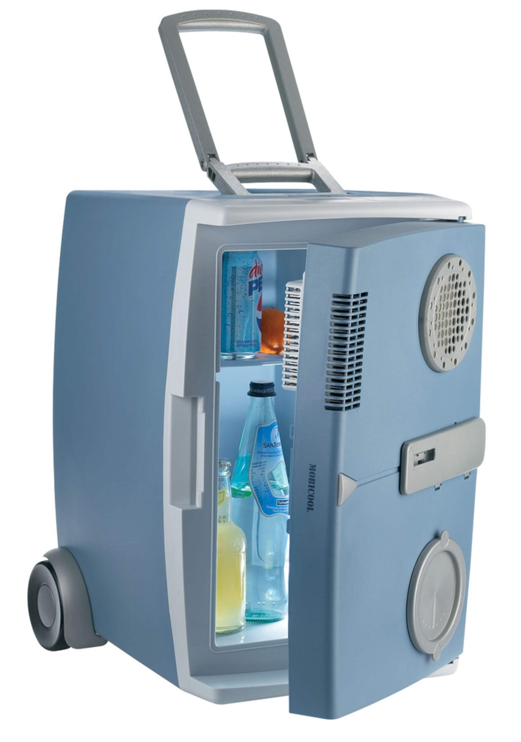 Mobicool Power Cooler/Warmer, 31-qt Front_Angled_Right