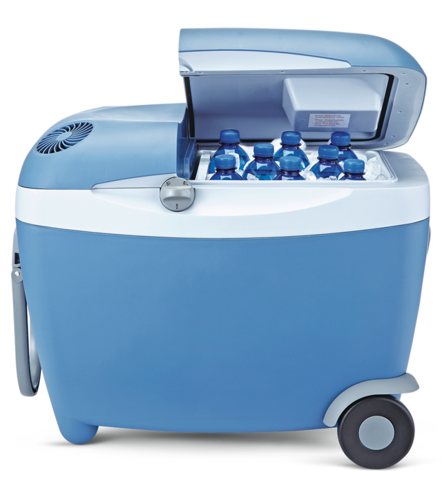 Mobicool Thermoelectric Power Wheeled Cooler/Warmer, with Handle, 45L