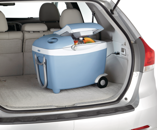 Mobicool Thermoelectric Power Wheeled Cooler/Warmer, with Handle, 45L, Blue Canadian Tire