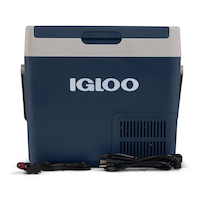 Glacière électrique portative Igloo Active, 18 pintes, bleu Front_Flat