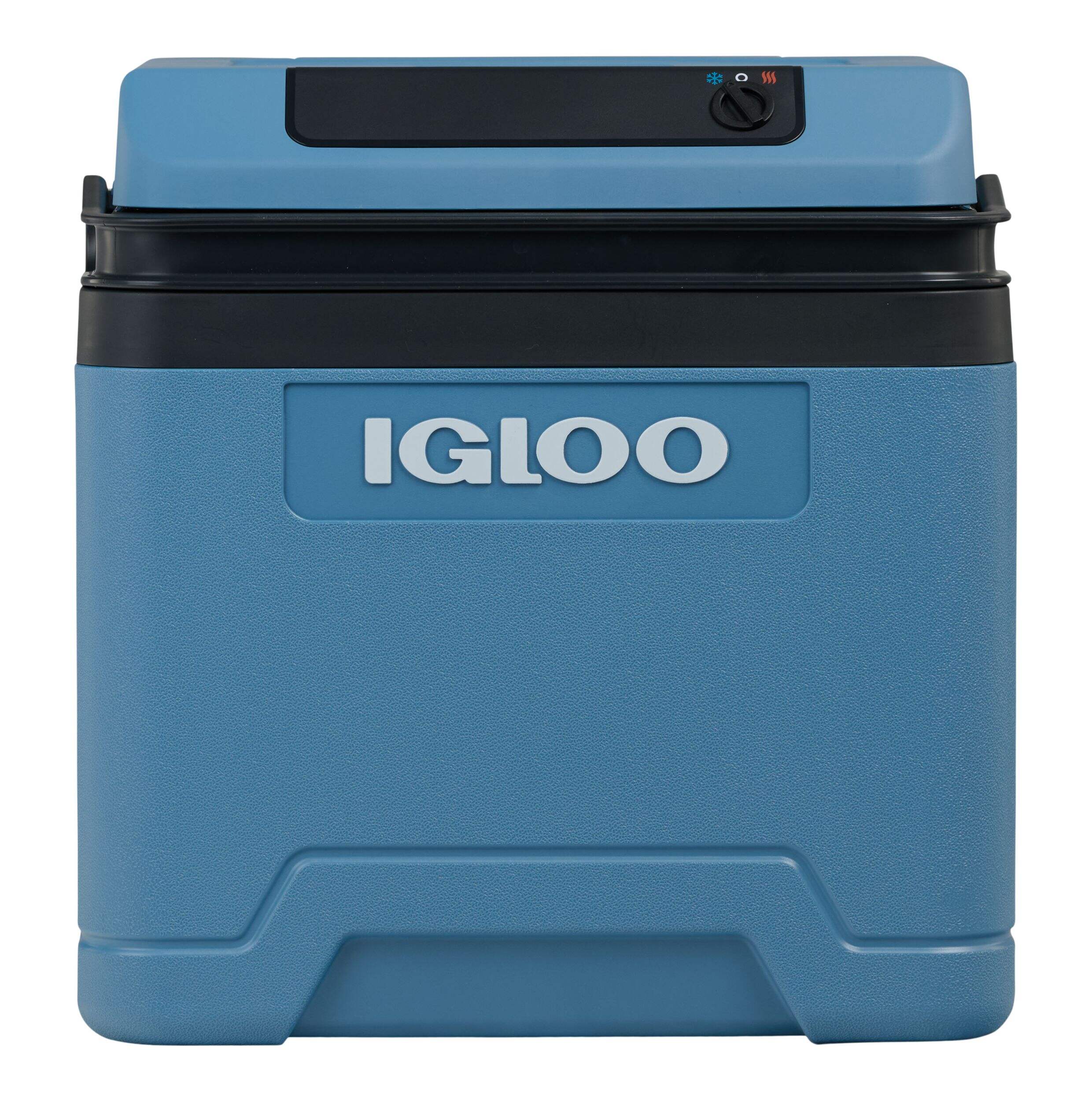 Igloo 23L Wheeled 12V Power Cooler with Adapter, Blue Front_Flat