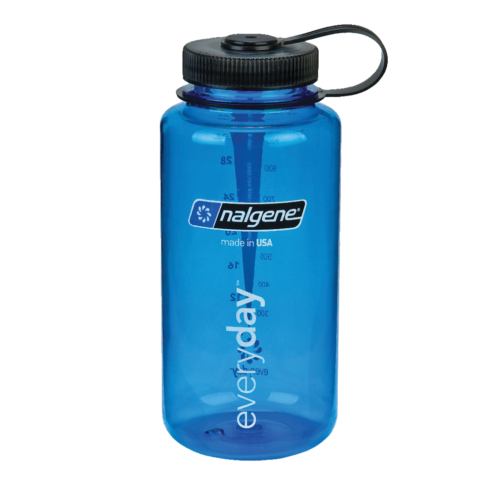 Nalgene Clear Water Bottle, 946mL, Blue Canadian Tire