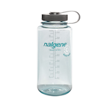 Nalgene Sustain® Wide Mouth Water Bottle, Seafoam, 1 L Front_Elevated