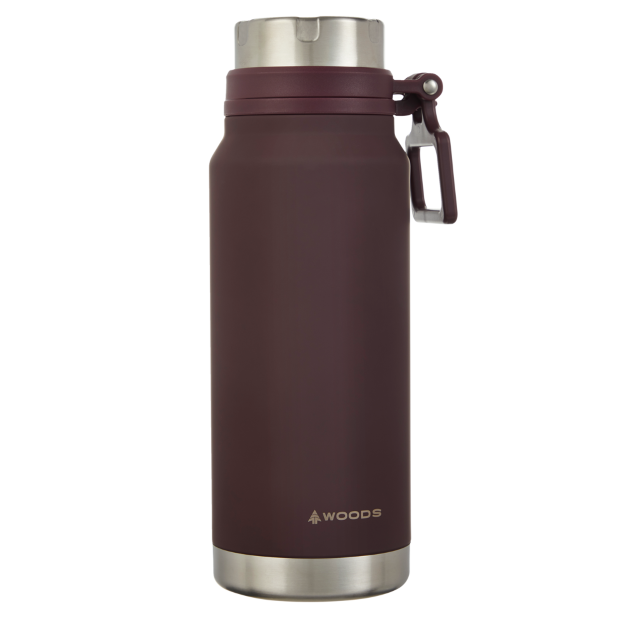 Woods™ Wide Mouth Camping Water Bottle 950-mL, Assorted Colours Front_Three_Fourths_Angled_Right