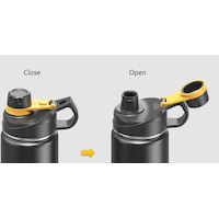 Woods Leakproof Replacement Water Bottle Lid CloseUp