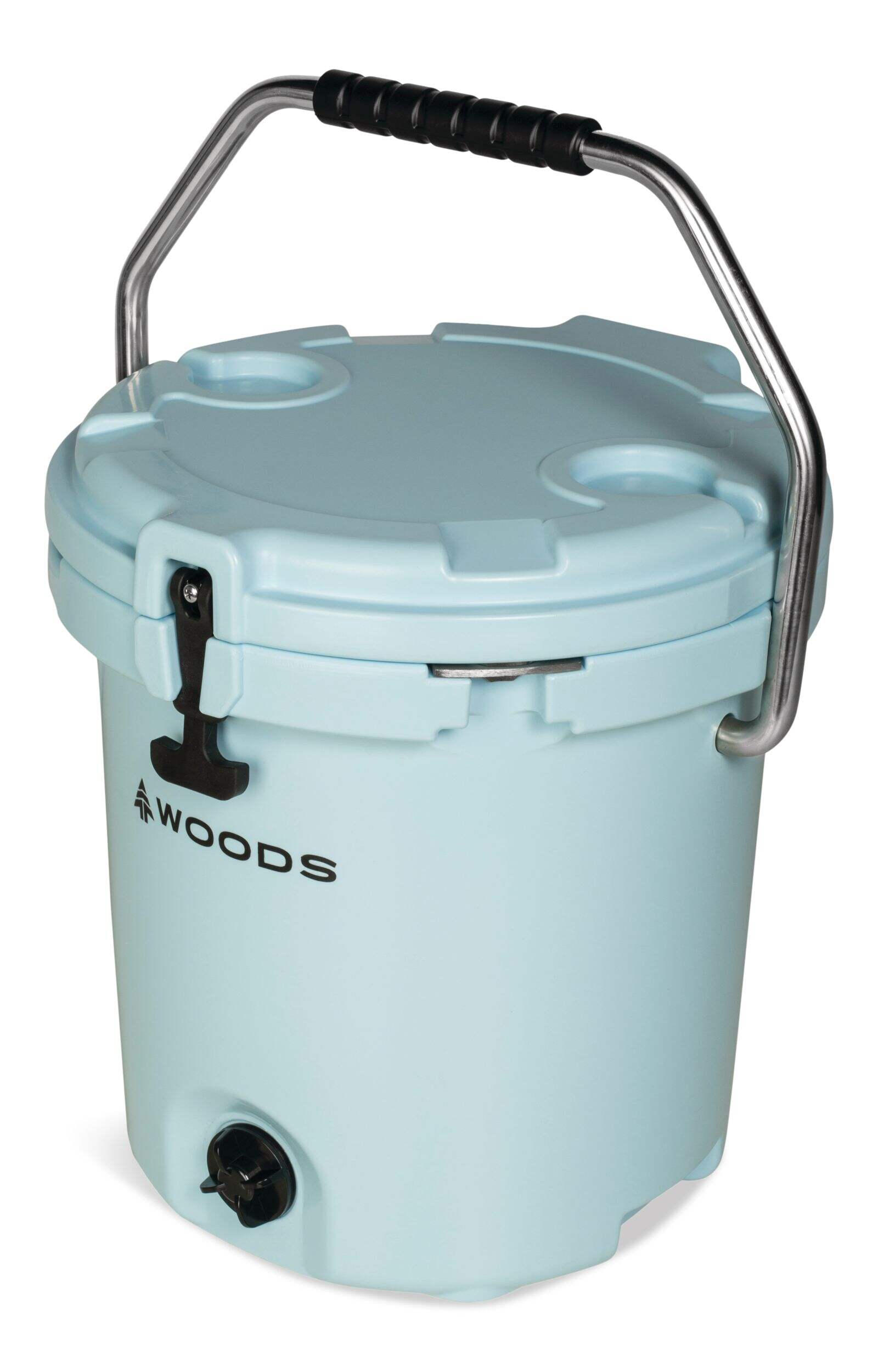 Glacière rotomoulée en forme de seau Woods ARCTIC, 19 l, bleu pâle Front_Three_Fourths_Angled_Left