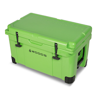 Woods ARCTIC Roto-Moulded Cooler, 35-L, Parrot Green Front_Three_Fourths_Angled_Left