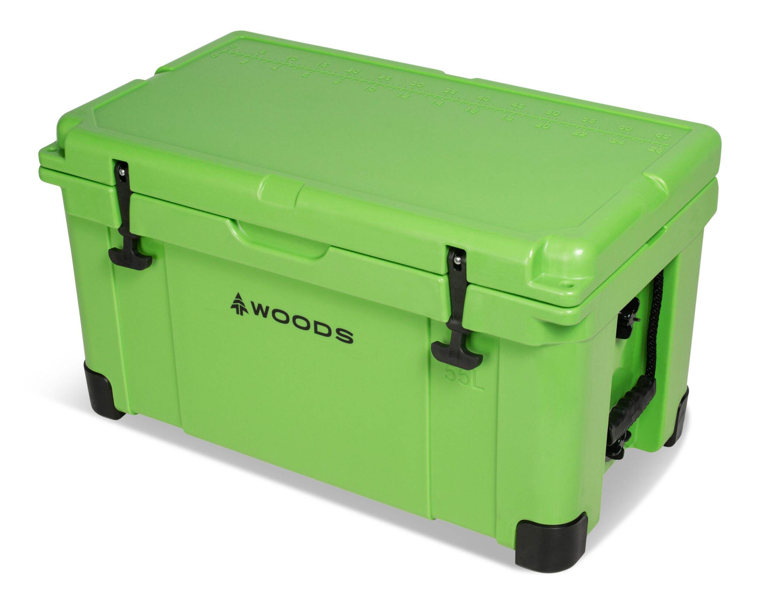 Woods ARCTIC Roto-Moulded Cooler, 55-L, Parrot Green Front_Three_Fourths_Angled_Left