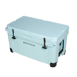 Woods ARCTIC Roto-Moulded Cooler, 55-L, Light Blue Front_Three_Fourths_Angled_Left