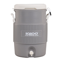 Igloo Pressure-Fitted Seat-Top Lid Cooler Jug, 19-L, Grey Front_Flat