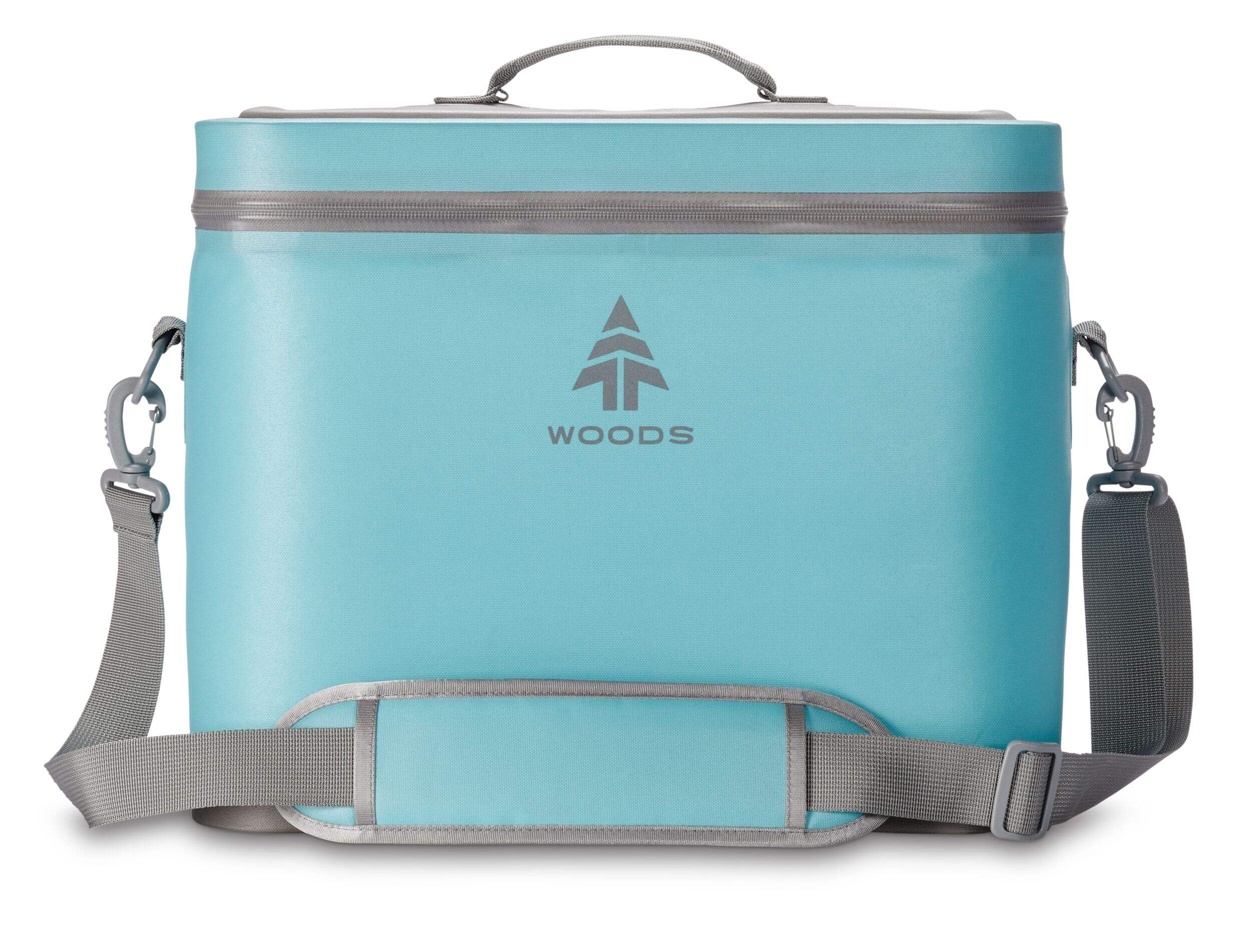 Woods BERG Soft Cooler Tote w/ Watertight Seams and Leak-proof Liner, 30 Can Capacity, 18-L Front_Flat