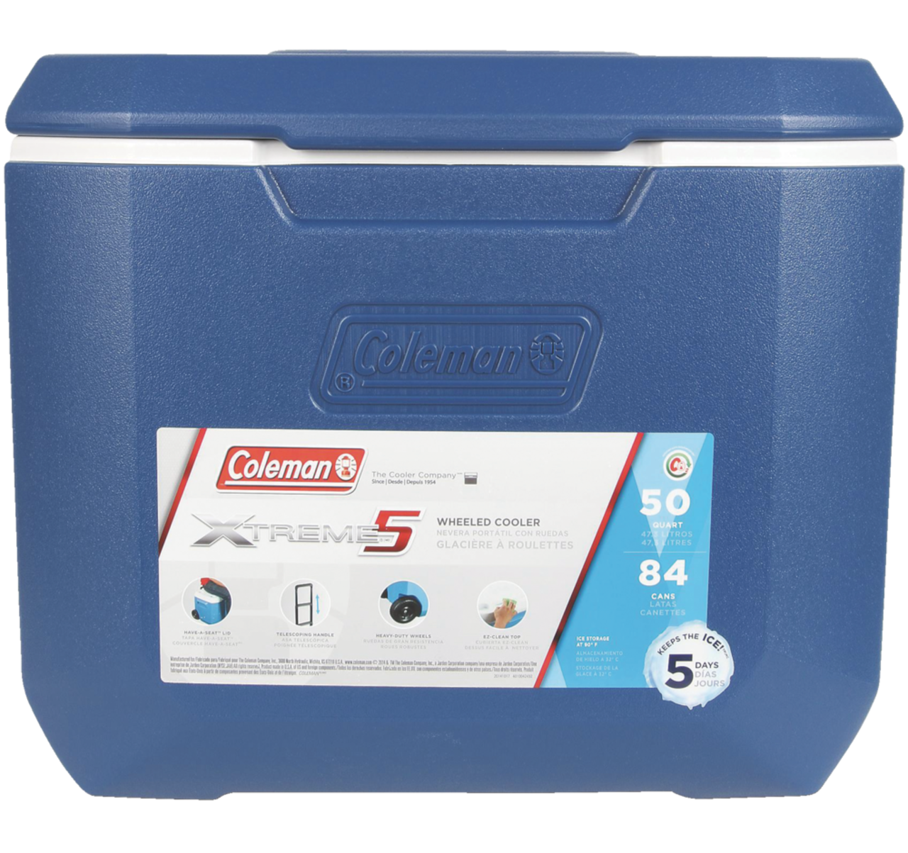 Coleman xtreme 5 cooler sales 50 quart