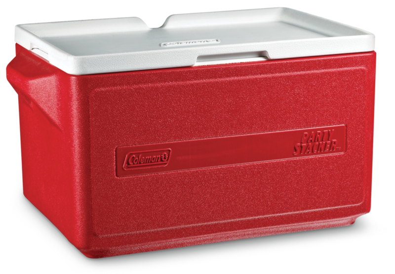 Coleman Stackable Cooler, 48 Can Capacity, 31L, Red Canadian Tire