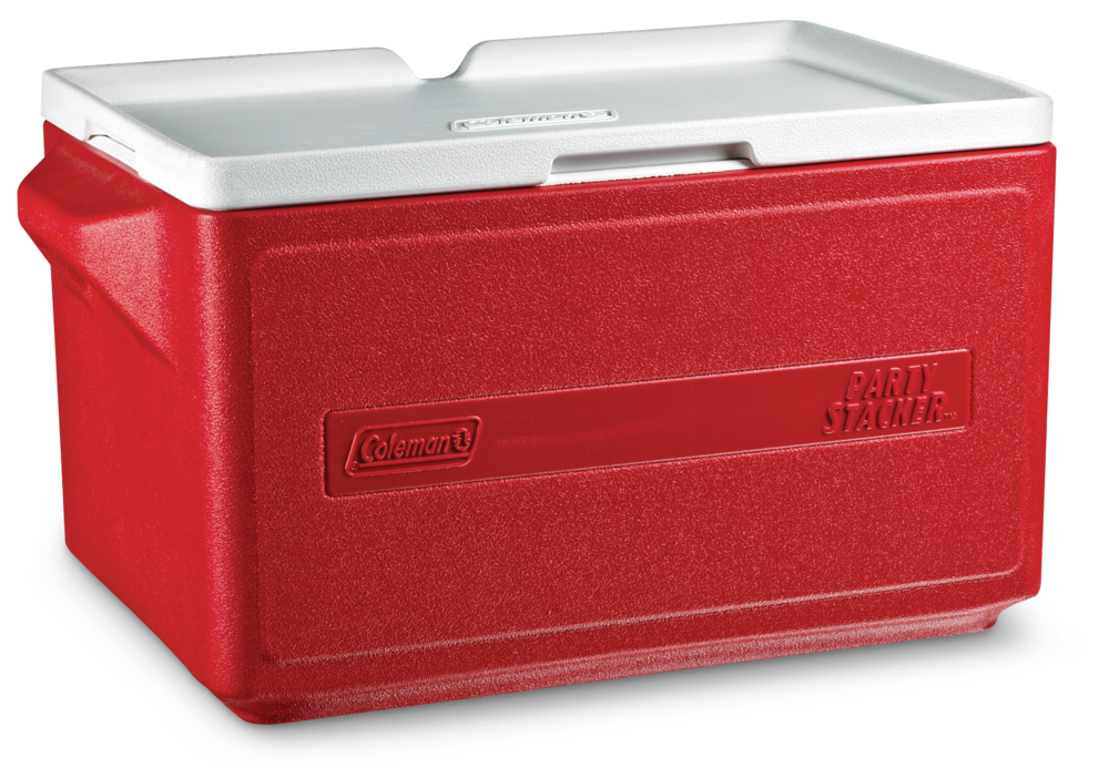 Coleman Stackable Cooler, 48 Can Capacity, 31L, Red Canadian Tire