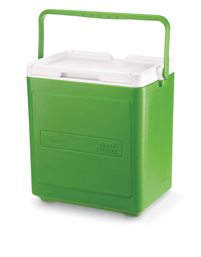 Coleman Stackable Cooler, with Handle, 20 Can Capacity, 17L, Green