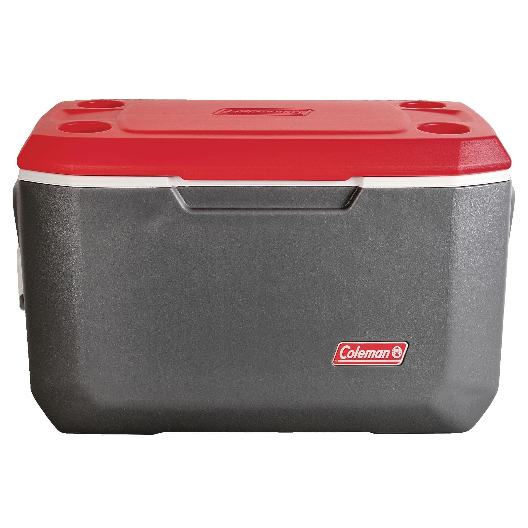 Coleman Xtreme 70-Quart 5-Day Hard Cooler, Grey and Red, 66-L