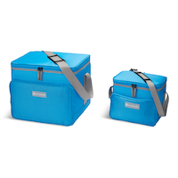 Outbound Picnic Combo Soft Cooler, Blue, 2-pc Front_Angled_Left