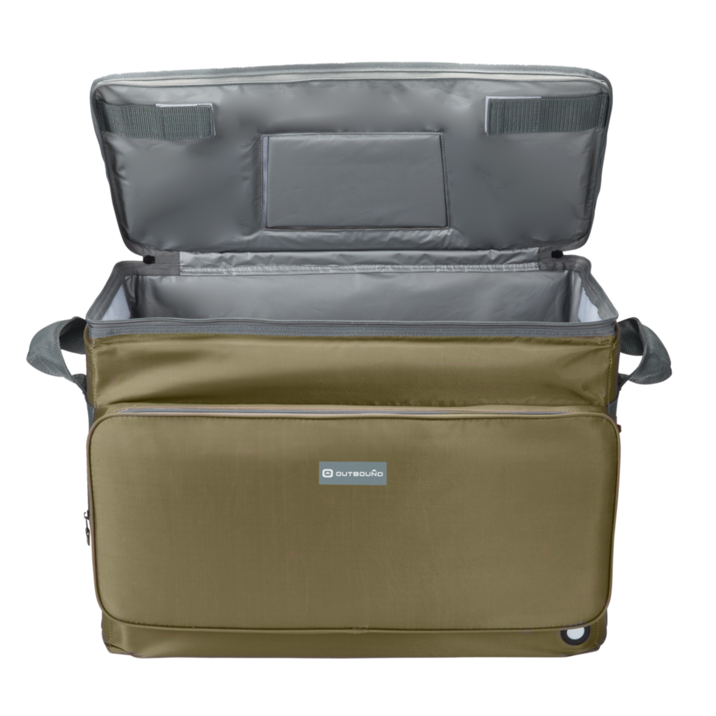 Outbound Foldable Soft Cooler, 96 Can Capacity, 67-L, Olive/Green Front_Flat